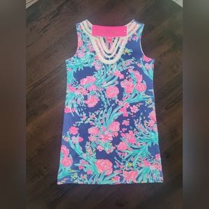 Lilly Pulitzer Mini Harper Shift Girl dress size 4 - 5